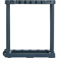 Gartenwerkzeug-Organizer, 10 Fächer, Turmregal für Gartenwerkzeuge zur Aufbewahrung in der Garage, für langstielige Werkzeuge/Rechen/Besen/Schaufeln, von MOPHORN