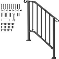 Mophorn Handläufe für Outdoor-Treppen, 2-3 Stufen-Kit, schwarzer Retro-Bogen, 220 lbs robuste Tragfähigkeit Mophorn Handläufe für Outdoor-Treppen, 2-3 Stufen-Kit, schwarzer Retro-Bogen, 220 lbs robuste Tragfähigkeit von MOPHORN
