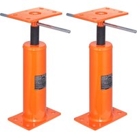 Mophorn-Hebebühnen für den Hausgebrauch,2er-Pack, Höhenbereich von 12 bis 16 Zoll, max. Tragkraft pro Stück 9700 lbs, verstellbarer Teleskop-Hebebock von MOPHORN