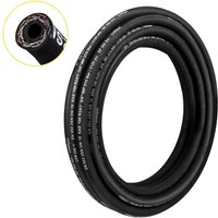 Mophorn - Hydraulikschlauch 3/4 Zoll x 50 Fuß, Gummi-Spiralschlauch 3120 psi, flexibel -20 ℃ bis 140 ℃, mit 2 hochfesten Stahldrahtgeflechten für von MOPHORN