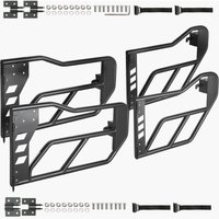 Mophorn Jeep Rohrtüren (4-türig) im Adventure-Stil mit stabilen Scharnieren und OE-Verriegelung, Türen mit Gummipolstern und robustem Stahlrohr, von MOPHORN