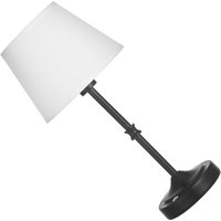 Mophorn - Kabellose Tischlampe (2er-Set) mit Stoffschirm & integriertem 5200-mAh-Akku, dimmbare Schreibtischleuchte (3 Helligkeitsstufen) für von MOPHORN