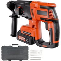 Mophorn Kabelloser 20 V Akku-Bohrhammer mit bürstenlosem Motor, Lithium-Ionen 28 mm SDS-Plus Bohrhammer, Elektro-Leichtbausatz mit Akku, Ladegerät Mophorn Kabelloser 20 V Akku-Bohrhammer mit bürstenlosem Motor, Lithium-Ionen 28 mm SDS-Plus Bohrhammer, Elektro-Leichtbausatz mit Akku, Ladegerät von MOPHORN