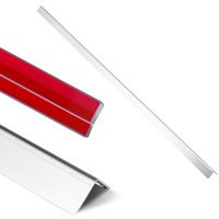Mophorn Kantenschutz für Wand, 25 x 25 x 1217 mm, 10er-Pack Winkelprofil, Eckenschutz aus Edelstahl, Wandschutz, mit 3M Klebeband, 90-Grad-Winkel, Mophorn Kantenschutz für Wand, 25 x 25 x 1217 mm, 10er-Pack Winkelprofil, Eckenschutz aus Edelstahl, Wandschutz, mit 3M Klebeband, 90-Grad-Winkel, von MOPHORN