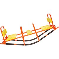 Mophorn Kinderwippe aus Metall, 90 kg Tragkraft, Wippe mit Griffen für Kinder ab 3 Jahren, geeignet für Garten, Rasen, Hinterhof und Spielplatz, 2 von MOPHORN