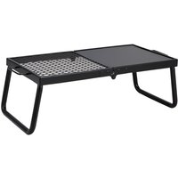 Mophorn - Klappbarer Lagerfeuergrill, 57 cm robuster Maschendrahtrost aus Stahl, tragbarer Campinggrill über der Feuerstelle, Lagerfeuer-Kochgestell Mophorn - Klappbarer Lagerfeuergrill, 57 cm robuster Maschendrahtrost aus Stahl, tragbarer Campinggrill über der Feuerstelle, Lagerfeuer-Kochgestell von MOPHORN