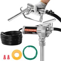 Mophorn - Kraftstofftransferpumpe, elektrische Dieseltransferpumpe 12 v dc 15 gpm 1/5 ps mit langem Einlass- und Auslassschlauch, automatisch von MOPHORN