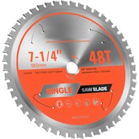 Mophorn Kreissägeblatt (185 mm Durchmesser, 48 präzise Zähne, 1,8 mm Stärke), kompatibel mit verschiedenen Kreissägen, aus hochwertigem legiertem von MOPHORN