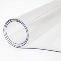 Mophorn Kunststoff-Tischdecke, 61 x 152 cm, 1,5 mm dick, transparenter Schutz, rechteckige Schreibtischunterlage, wasserdicht und leicht zu reinigen, Mophorn Kunststoff-Tischdecke, 61 x 152 cm, 1,5 mm dick, transparenter Schutz, rechteckige Schreibtischunterlage, wasserdicht und leicht zu reinigen, von MOPHORN