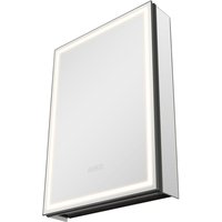 Mophorn Leuchtendes Medizinisch-Schrank mit Spiegel 50 x 70 cm für Einbauschaltung oder Wandmontage, Bad-Schrankchen mit dimmbaren 3-Farben-LEDs und von MOPHORN