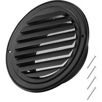 Mophorn Lüftungsgitter aus Edelstahl φ 208 x 68 mm, Abluftgitter mit Lamellen, Außengitter mit Insektenschutz und Wetterschutz, geeignet für Haus, von MOPHORN