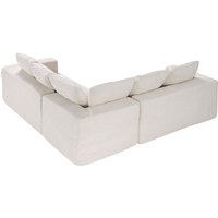 Mophorn - Modulares L-förmiges Ecksofa mit hochelastischem Schaumstoff und hoher Dichte, gepolstertes Cordsofa (Belastbarkeit 545 kg / Länge 210 cm) von MOPHORN