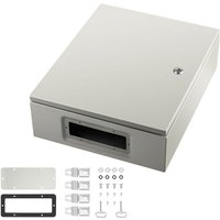 Mophorn NEMA-Stahlgehäuse, 20 x 16 x 6 Zoll, NEMA 4X wasserdichter Schaltkasten, IP66 staubdichter Außen-/Innen-Anschlusskasten mit Montageplatte Mophorn NEMA-Stahlgehäuse, 20 x 16 x 6 Zoll, NEMA 4X wasserdichter Schaltkasten, IP66 staubdichter Außen-/Innen-Anschlusskasten mit Montageplatte von MOPHORN