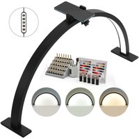 Mophorn Nagel-Schreibtischlampe – 30-W-Halbmond-Schreibtischlampe mit Handyhalterung. Helligkeit und Farbtemperatur einstellbar. Ideal für Mophorn Nagel-Schreibtischlampe – 30-W-Halbmond-Schreibtischlampe mit Handyhalterung. Helligkeit und Farbtemperatur einstellbar. Ideal für von MOPHORN