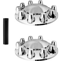 Radkappen, gewölbte Achsabdeckung für Sattelschlepper, galvanisierte ABS-Radmutternabdeckungen, rostbeständig, universelle Passform, Montagewerkzeug Radkappen, gewölbte Achsabdeckung für Sattelschlepper, galvanisierte ABS-Radmutternabdeckungen, rostbeständig, universelle Passform, Montagewerkzeug von MOPHORN