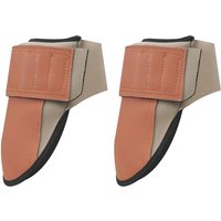 Mophorn - Robuste Knieschoner aus Leder für die Arbeit, maschinenwaschbar, bequeme Passform für Garten-, Boden- und Reinigungsarbeiten, extra dicke von MOPHORN