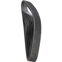 Mophorn Schleifbänder 50x1066mm, 6 Stück (36/40/60/80/100/120 Körnungen), aus Siliziumkarbid, geeignet für Metallbearbeitung, Verbundmaterialien und von MOPHORN