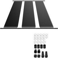 Mophorn - Solarkollektor Poolheizung, 1235x7340 mm HDPE-Pool-Heizsystem, mit umfassendem Zubehör, Solar-Poolpanel zur Erhöhung der Wassertemperatur, von MOPHORN