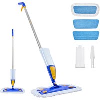 Mophorn Sprühwischer Bodenmopp mit 3 waschbaren und wiederverwendbaren Wischpads, Mopp mit nachfüllbarem 800-ml-Wassertank und Sprühfunktion zur von MOPHORN