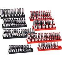 Mophorn Steckschlüssel-Organizer-Set, 8-teilige High-Rod-Steckschlüsselhalter, 1/4 Zoll, 3/8 Zoll und 1/2 Zoll metrische SAE-Steckschlüsselablagen Mophorn Steckschlüssel-Organizer-Set, 8-teilige High-Rod-Steckschlüsselhalter, 1/4 Zoll, 3/8 Zoll und 1/2 Zoll metrische SAE-Steckschlüsselablagen von MOPHORN