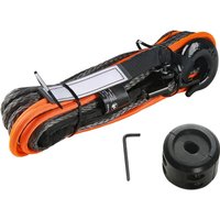 Synthetisches Windenseil, 1/4 Zoll x 50 Fuß, 10.000 lbs Tragkraft, Windenseilkabel mit Schutzhülle, Stopper, geschmiedetem Haken und Zuggurt, Synthetisches Windenseil, 1/4 Zoll x 50 Fuß, 10.000 lbs Tragkraft, Windenseilkabel mit Schutzhülle, Stopper, geschmiedetem Haken und Zuggurt, von MOPHORN