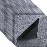 Mophorn Teppichfliesen 457,2 x 457,2 x 12 mm, 10er-Pack, selbstklebender Bodenbelag mit einer Fläche von 2,0 m², ideal für DIY-Projekte in Wohnzimmer von MOPHORN