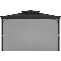 Mophorn Terrassenvorhang, 2830x3400x2035 mm, Seitenwand-Sichtschutzvorhänge für Pavillons mit Reißverschlüssen, Sonnenschutzvorhänge als Ersatz für von MOPHORN