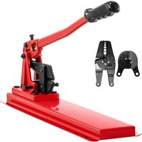 Mophorn-Tisch-Presswerkzeug, 24-Zoll-Drahtseil-Pressset. Crimper mit Kabelbolzen-Schneidkopf. Tisch-Crimpzange für Hülsen von 1/16 Zoll bis 3/16 Mophorn-Tisch-Presswerkzeug, 24-Zoll-Drahtseil-Pressset. Crimper mit Kabelbolzen-Schneidkopf. Tisch-Crimpzange für Hülsen von 1/16 Zoll bis 3/16 von MOPHORN