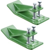 Mophorn Traktor Eimerschutz, 2 Stück Schaufelkantenschutz, Anti-Rutsch-System mit doppelseitigen Sechskantmuttern und Schrauben, geeignet für Mophorn Traktor Eimerschutz, 2 Stück Schaufelkantenschutz, Anti-Rutsch-System mit doppelseitigen Sechskantmuttern und Schrauben, geeignet für von MOPHORN