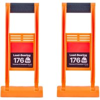 Mophorn Trockenbauträger, 2er-Pack Plattentragegriffe, ABS-Kunststoffwerkzeug mit 80 kg Tragkraft, zum Anheben und Bewegen von Sperrholz-, Mophorn Trockenbauträger, 2er-Pack Plattentragegriffe, ABS-Kunststoffwerkzeug mit 80 kg Tragkraft, zum Anheben und Bewegen von Sperrholz-, von MOPHORN