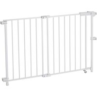 Mophorn - Babygitter und Hundegitter mit verstellbarer Breite (750-1092 mm), Schutzgitter für Kinder und Haustiere, Einhandbedienung, geeignet für von MOPHORN