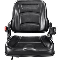 Universal-Gabelstaplersitz, umklappbarer Traktorsitz mit verstellbarer Rückenlehne, Mikroschalter und einziehbarem Sicherheitsgurt, 6,3-13,4 Zoll Universal-Gabelstaplersitz, umklappbarer Traktorsitz mit verstellbarer Rückenlehne, Mikroschalter und einziehbarem Sicherheitsgurt, 6,3-13,4 Zoll von MOPHORN