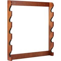 Mophorn - Waffenständer, 5-Fach-Waffenständer aus Holz zur Wandmontage, Gewehrständer für 5 Gewehre oder Schrotflinten, 132 lb schweres, von MOPHORN