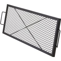 Mophorn - X-Marks Grillrost für Feuerstelle,rechteckiger 44-Zoll-Grillrost,robuster Lagerfeuer-BBQ-Grill aus Stahl mit Griff und Mophorn - X-Marks Grillrost für Feuerstelle,rechteckiger 44-Zoll-Grillrost,robuster Lagerfeuer-BBQ-Grill aus Stahl mit Griff und von MOPHORN