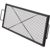 Mophorn - X-Marks Grillrost für Feuerstelle,rechteckiger 44-Zoll-Grillrost,robuster Lagerfeuer-BBQ-Grill aus Stahl mit Griff und Mophorn - X-Marks Grillrost für Feuerstelle,rechteckiger 44-Zoll-Grillrost,robuster Lagerfeuer-BBQ-Grill aus Stahl mit Griff und von MOPHORN