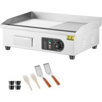 Mophorn - kommerzielle elektrische Grillplatte, 3200 w, halbflacher Grill für die Arbeitsplatte, einstellbare Temperatur 50–300 °c, 54,4 x 30 x 1 cm, Mophorn - kommerzielle elektrische Grillplatte, 3200 w, halbflacher Grill für die Arbeitsplatte, einstellbare Temperatur 50–300 °c, 54,4 x 30 x 1 cm, von MOPHORN