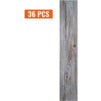 Mophorn - selbstklebende Vinyl-Bodenfliesen, 91,4 x 15,2 cm, 36 Stück, 0,62 mm dick, Vintage-Holzmaserung, DIY-Abzieh- und Klebefliesen für Küche, Mophorn - selbstklebende Vinyl-Bodenfliesen, 91,4 x 15,2 cm, 36 Stück, 0,62 mm dick, Vintage-Holzmaserung, DIY-Abzieh- und Klebefliesen für Küche, von MOPHORN