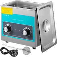 Vevor 3L Knob Control Digital Ultraschall Reiniger 40kHz Ultrasonic Cleaner Edelstahl, 24 x 14 x 10 cm Schmuck Reinigung Ultraschall von MOPHORN