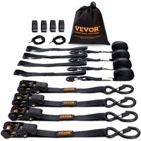 Mophorn - vevor 4er-Set Spanngurt 0,025 x 4,6 m Zurrgurt 998 kg Ratschenzurrgurt Polyester-Gurt Kohlenstoffstahl-Haken Befestigungsgurt Mophorn - vevor 4er-Set Spanngurt 0,025 x 4,6 m Zurrgurt 998 kg Ratschenzurrgurt Polyester-Gurt Kohlenstoffstahl-Haken Befestigungsgurt von MOPHORN