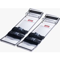 Mophorn - vevor Beton-Kniebretter aus Edelstahl, 697 x 205 mm Betongleiter, Kniebretter für Beton, Beton-Knieschoner, Paar bewegliche Gleiter, mit von MOPHORN