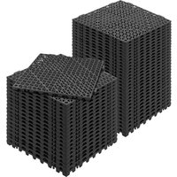 Mophorn - vevor Ineinandergreifende Fliesen 50 Stk. Bodenfliesen Drainage-Bodenfliesen, Bodenfliesen 30 x 30 cm Außenbereich Quadratische von MOPHORN