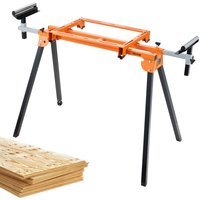 Mophorn - vevor Kappsäge Untergestell Gehrungssägenständer 94-199 cm, 83-94 cm Höhenverstellbare Maschinentisch, 150 kg Arbeitstisch von MOPHORN