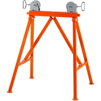 Mophorn - vevor Rollenständer mit Rollenkopf 1134 kg Tragfähigkeit Rollenbock 45 Stahl Rollbock 5 bis 91 cm Unterstellbock Arbeitsbock Montagebock von MOPHORN