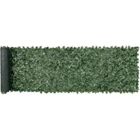 Mophorn - vevor Sichtschutzzaun 990x4010mm künstlicher grüner Sichtschutz Efeuzaun mit Netzgeweberückseite und verstärkter Verbindung, künstliche von MOPHORN
