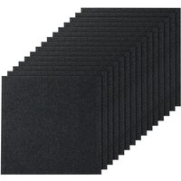 Mophorn - vevor Teppichfliesen zum Abziehen und Aufkleben, 61 x 61 cm, selbstklebende Teppichbodenfliesen, weich gepolsterte Teppichfliesen, von MOPHORN