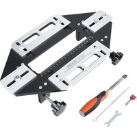 VEVOR Türscharnier-Schlitzsucher 183 x 46 mm + 50 x 20 mm, Montageanleitung Scharnierschlösser, Türscharnierlehre, Holzbearbeitungs-Lochöffner, von MOPHORN