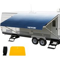 Mophorn - vevor Wohnmobil-Markise, Markisen-Ersatzstoff 524 x 240 cm, Blauer Wohnmobil-Markisen-Ersatz, 15 Unzen Vinylmaterial-Ersatz-Markise, von MOPHORN
