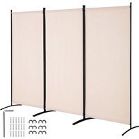 Raumteiler, 3 Paneele, faltbarer Sichtschutz, tragbare Trennwand zur Raumtrennung, freistehend für Büro, Schlafzimmer, Arbeitszimmer, beigefarbener Raumteiler, 3 Paneele, faltbarer Sichtschutz, tragbare Trennwand zur Raumtrennung, freistehend für Büro, Schlafzimmer, Arbeitszimmer, beigefarbener von MOPHORN