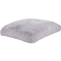 Sitzsack-Bettsessel, umwandelbar vom Sitzsack zur Matratze, Plüschschaumfüllung, waschbarer Bezug, Seitentasche, Grau (Queen Size) - Mophorn von MOPHORN