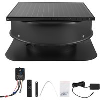 Mophorn - Solarbetriebener Ventilator, 50 w Dachventilator mit Thermostat, Fernbedienung, 84950 L/min Luftstrom, integrierter Rauchsensor mit Mophorn - Solarbetriebener Ventilator, 50 w Dachventilator mit Thermostat, Fernbedienung, 84950 L/min Luftstrom, integrierter Rauchsensor mit von MOPHORN